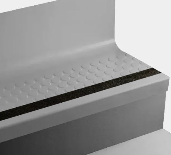 Johnsonite Shark Fin Raised Round Rubber Moulding / Trim