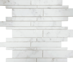 Pietra Antica Metropolitan White Cararra Marble Mosaic