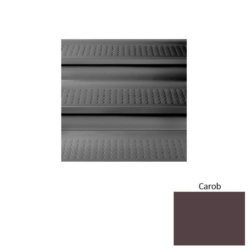 Solid 98 Carob Vantage Raised Circular Rubber Stair Tread
