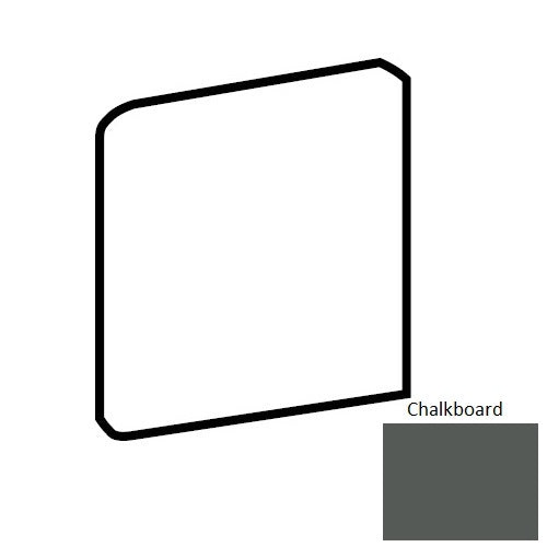 Color Wheel Linear Chalkboard Bullnose Corner