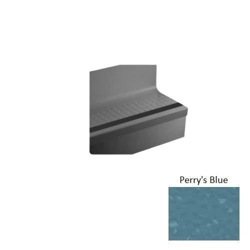 Johnsonite Perry's Blue Raised Round Rubber Moulding / Trim