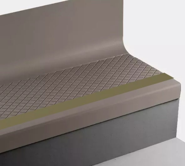 Johnsonite Saddlebrook Diamond Rubber Stair Tread with Riser