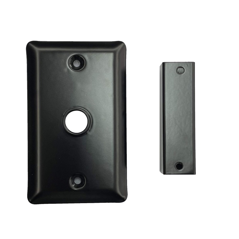 24013B Stainless Steel 2 Gang Wall Plate - Matte Black - 2 Gang
