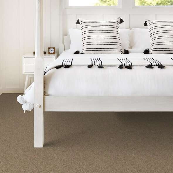 Soft Shades My Choice Iii Saffron Nylon Carpet - Textured
