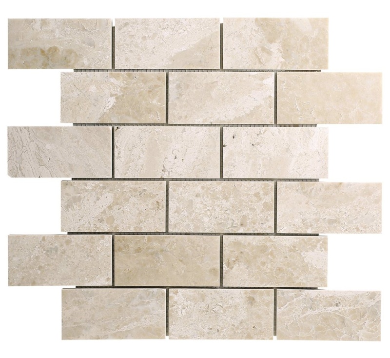 Diano Royal Marble Mosaic - 2" X 4" Brick - Polished