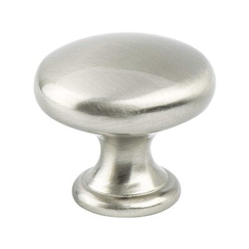 Advantage Plus Contemporary Advantage Four Aluminum Cabinet Knob - Brushed Nickel - 1 1/4" Diameter