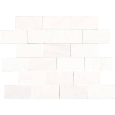 Contempo White Marble Tile - Polished