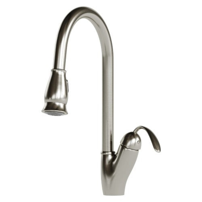 Dowell Brushed Nickel Brass Kitchen Faucet