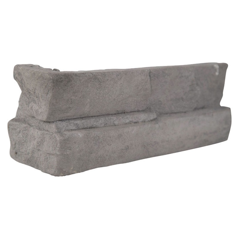 Terrado Copen Ash Concrete Ledgestone Corner
