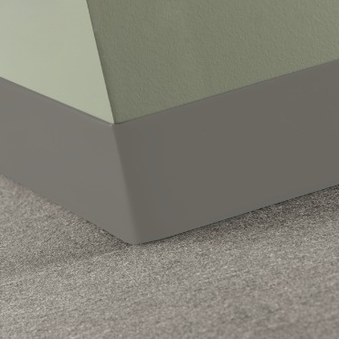 Johnsonite Moon Rock Rubber Traditional Duracove Thermoplastic Wall Base - 2.5" X 48" X 1/8" Toeless - Traditional Duracove Thermoplastic Wall Base