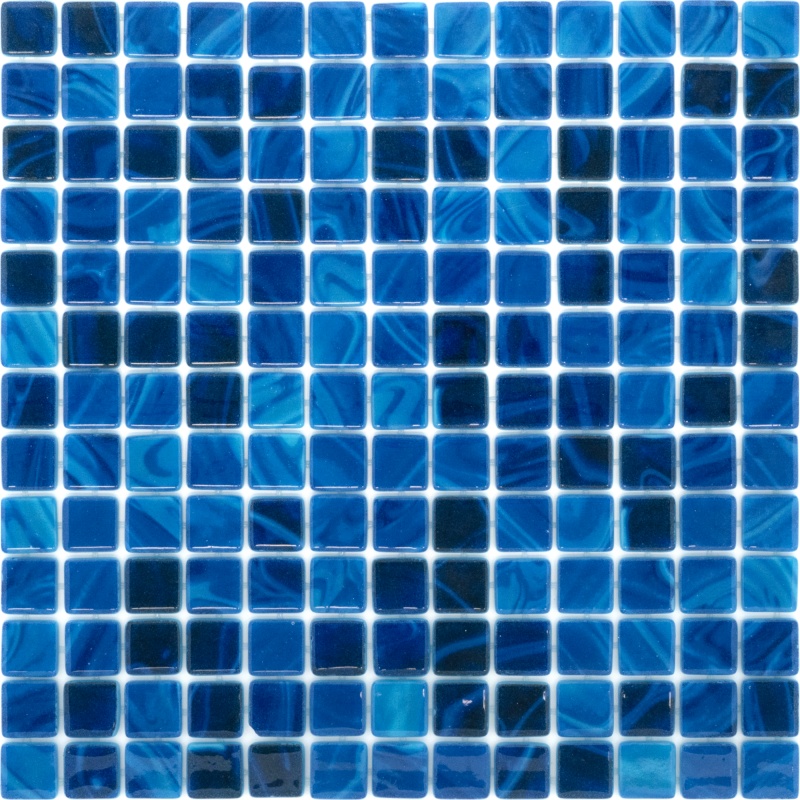 Fusion Moana Glass Mosaic - 1" X 1" - Polished
