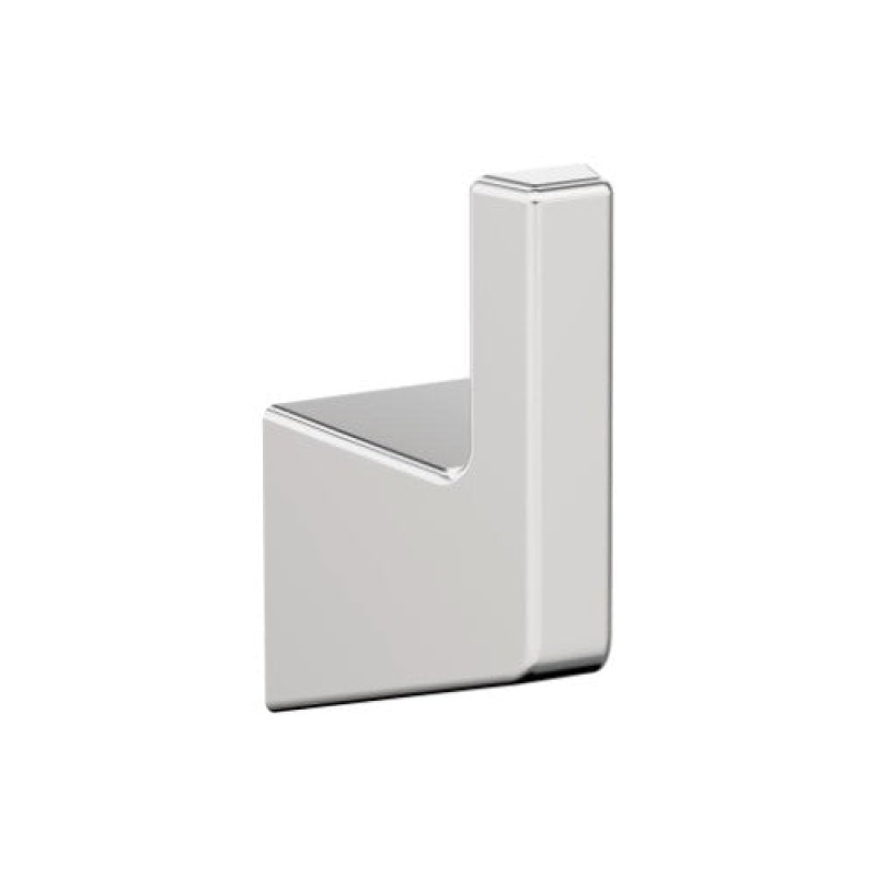 Blackrock Zinc Single Prong Robe Hook - Chrome - 3 9/16" (90 Mm) Length
