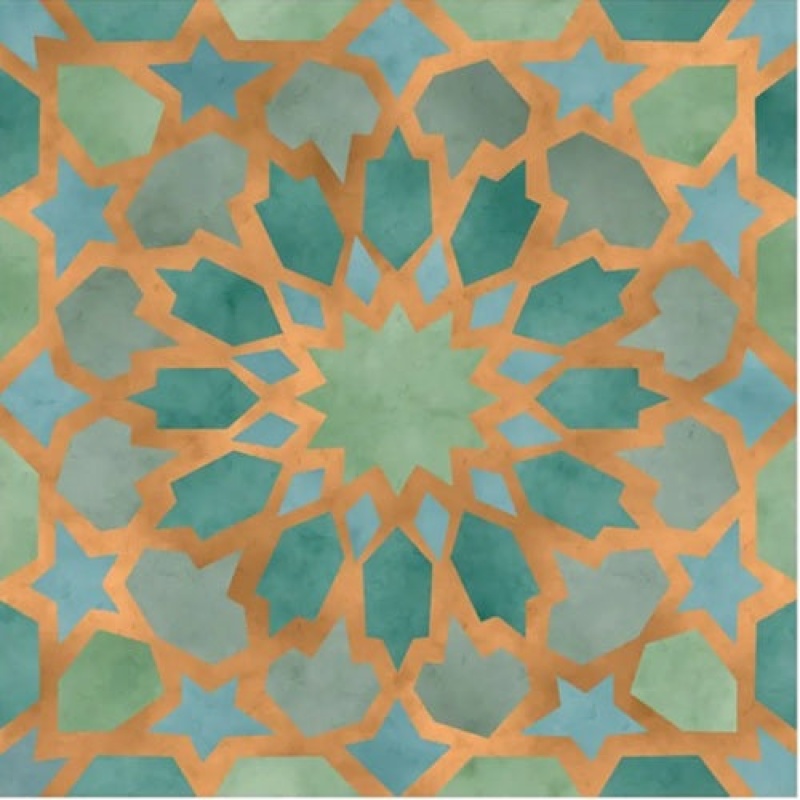 Marakand Bukhara Porcelain Tile - Matte - 8" x 8"