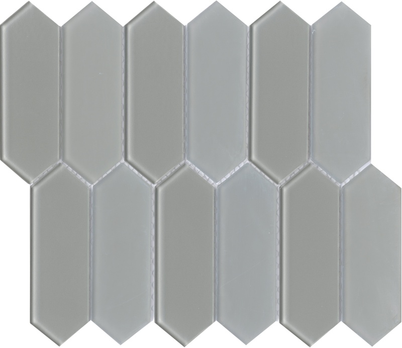 Charisma Grace Glass Mosaic - Picket Fence - Glossy & Frosted