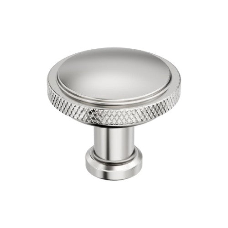 Faraday Zinc Cabinet Knob - Polished Nickel