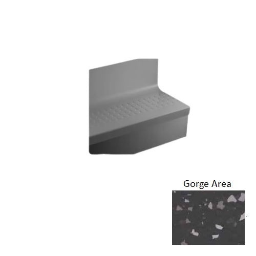 Johnsonite Gorge Area Raised Round Rubber Moulding Trim