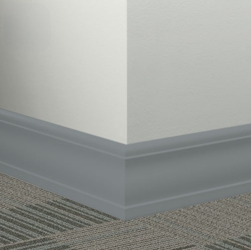 Johnsonite Storm Cloud Rubber Millwork Contoured Wall Base