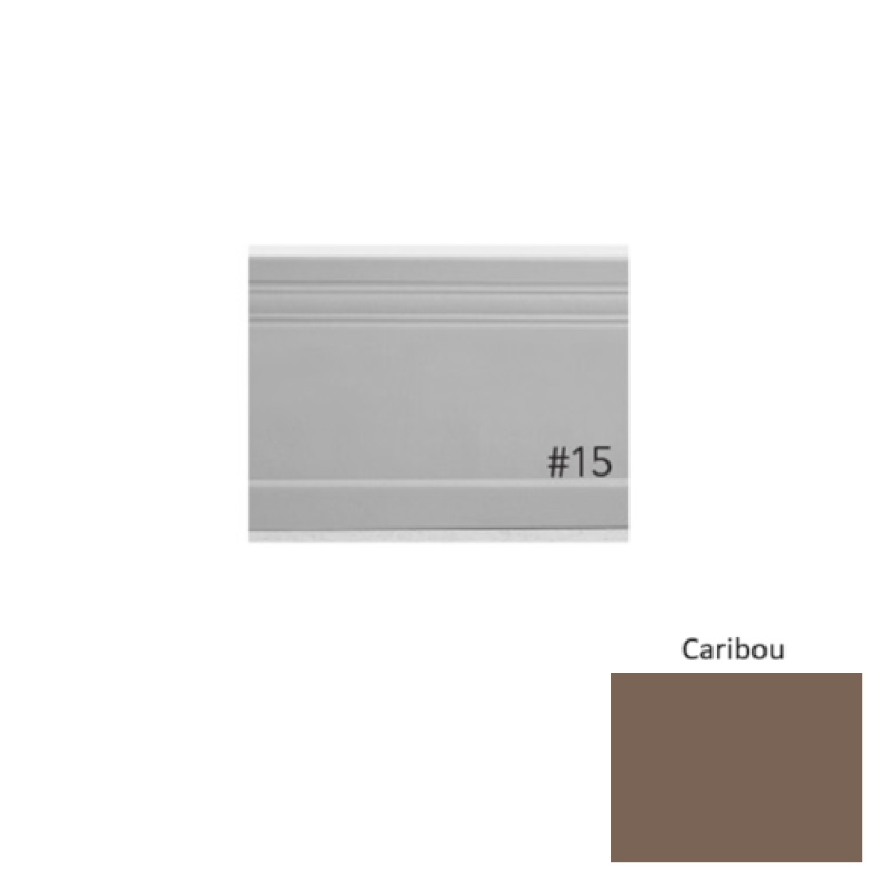Pinnacle Plus #95 Invent Caribou Rubber Coil Wall Base - 5 1/2" X 60 Ft