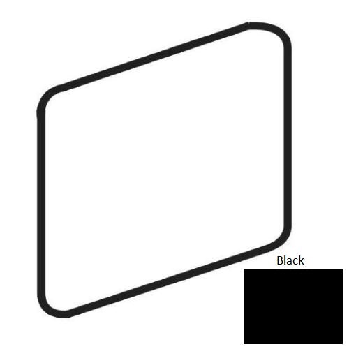 Color Wheel Classic Black Ceramic Wall Trim