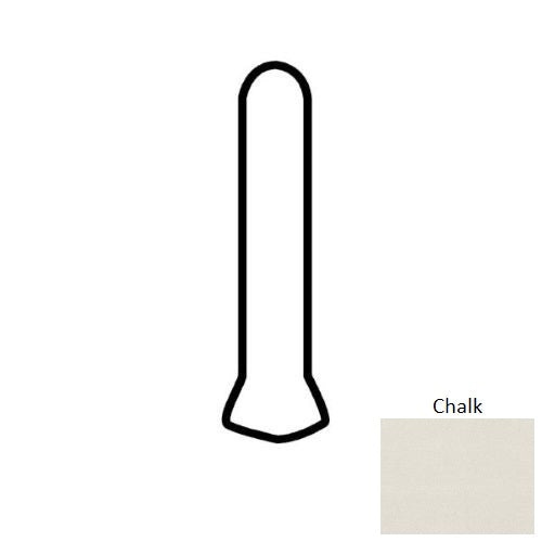 Subtle Strands Chalk Porcelain Cove Base Outcorner