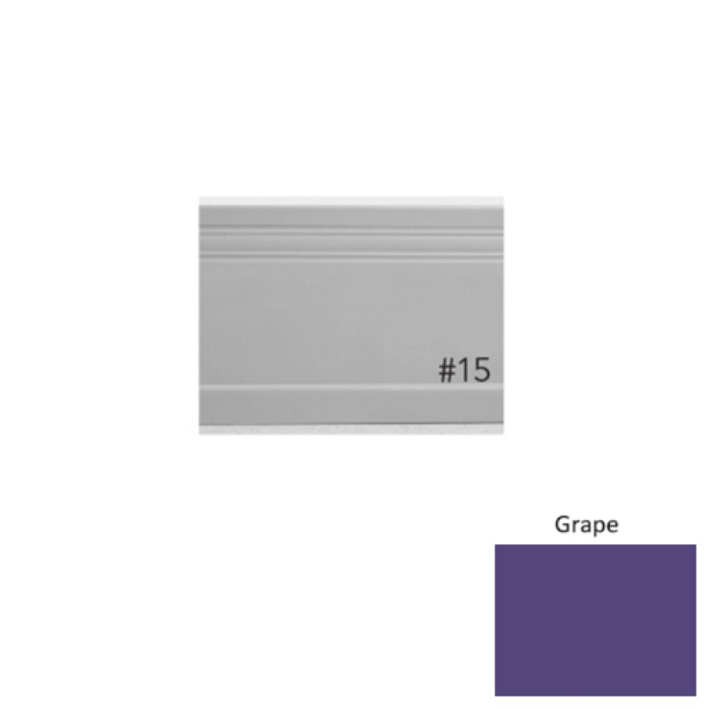 Pinnacle Plus #95 Invent Grape Rubber Coil Wall Base