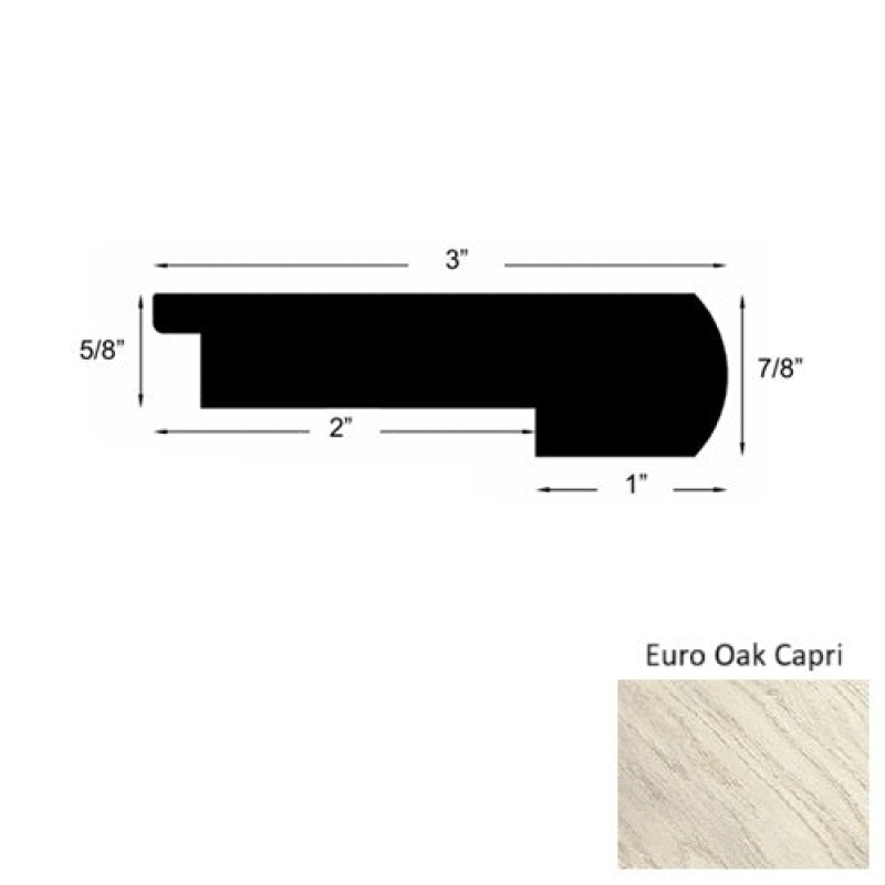 Costa Euro Oak Capri Round Stair Nose