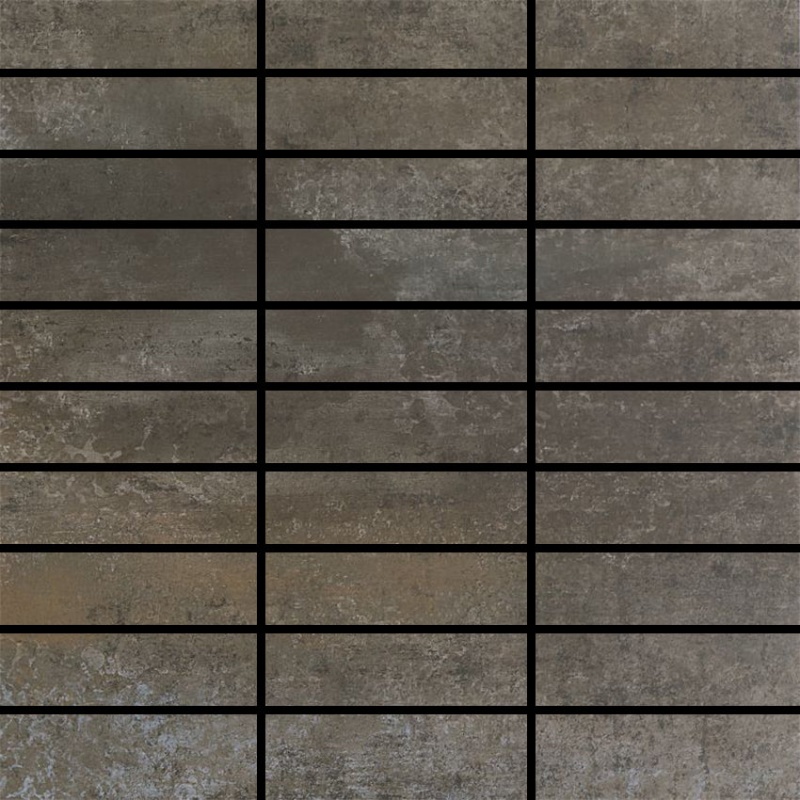 Contempo Graphite Porcelain Mosaic - 1.25" x 4" - Natural