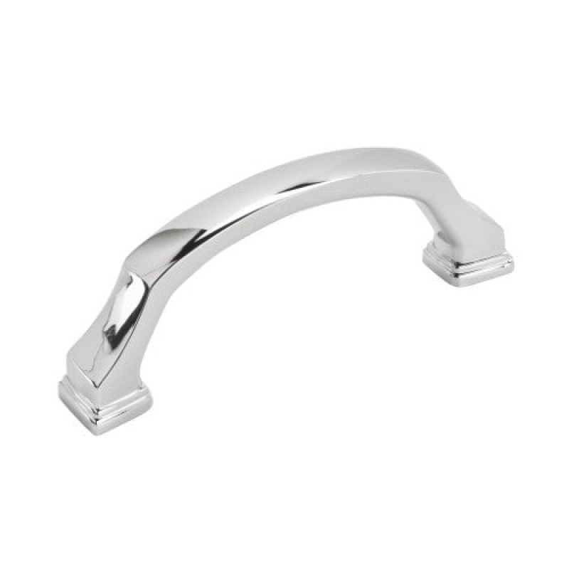 Revitalize Zinc Arch Cabinet Pull - Polished Chrome