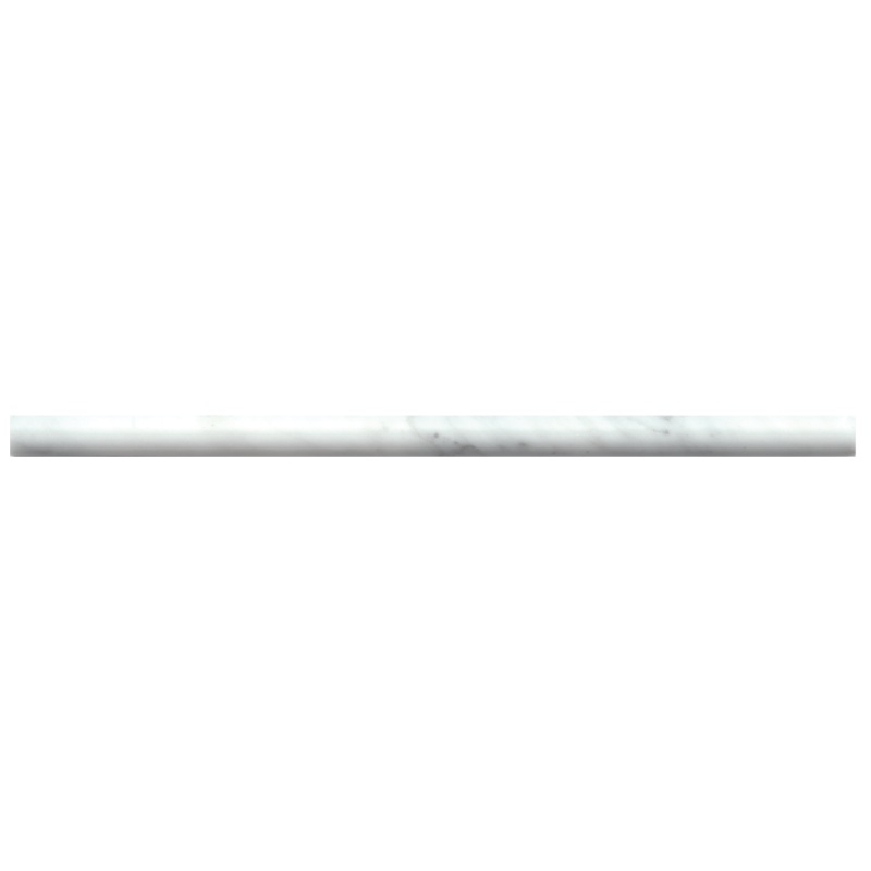 Monet White Carrara Marble Floor & Wall Trim