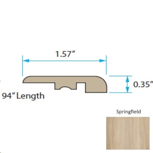 Heartland Springfield Luxury Vinyl End Cap Trim