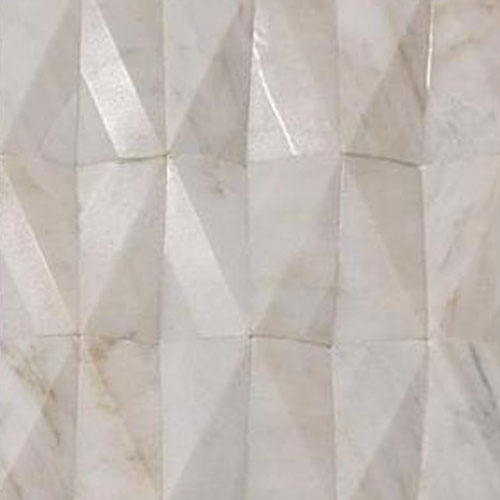 Blanco Marble Mosaic - 1" X 2" Diamante - Polished