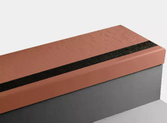 Tangerine Tango Cubis Rubber Stair Tread