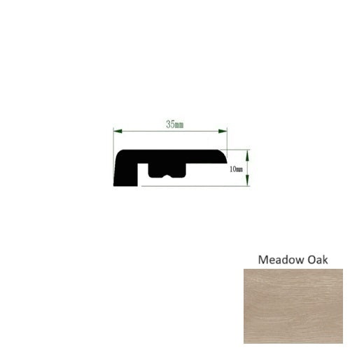 Inception Reserve Meadow Oak Luxury Vinyl Moulding / Trim - 94" End Cap - Matte