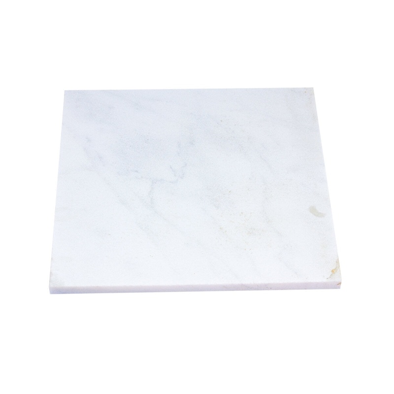 Coastal Ice White Marble Paver - Sandblasted - 24" X 24"