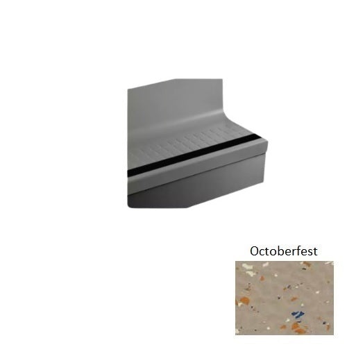 Johnsonite Octoberfest Raised Square Rubber Moulding / Trim