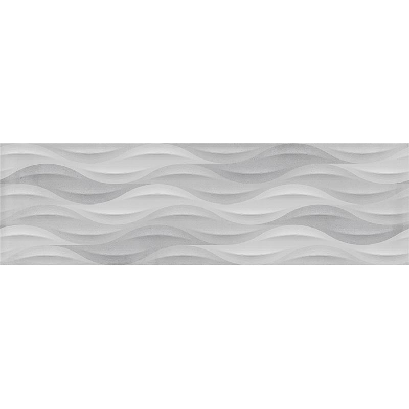Breeze Grey Deco Ceramic Tile - Matte