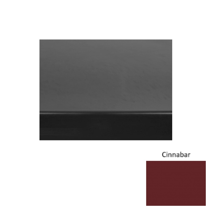 Solid 61 Cinnabar Heavy Duty Rubber (Rd) Stair Tread - Smooth