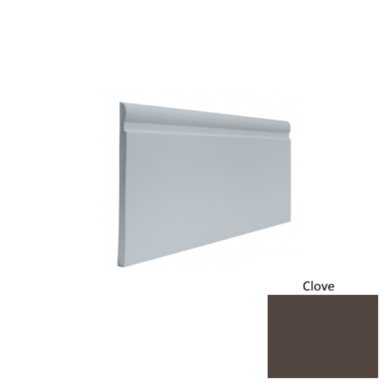 Contours #85 Fashion Clove Rubber Profiled Wall Base - Satin