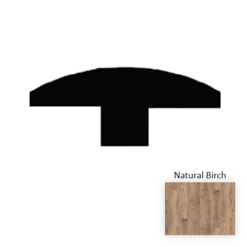 Black Forest Shadow Oak Natural Birch Laminate Wood Moulding / Trim - 94.49" T Molding - Embossed