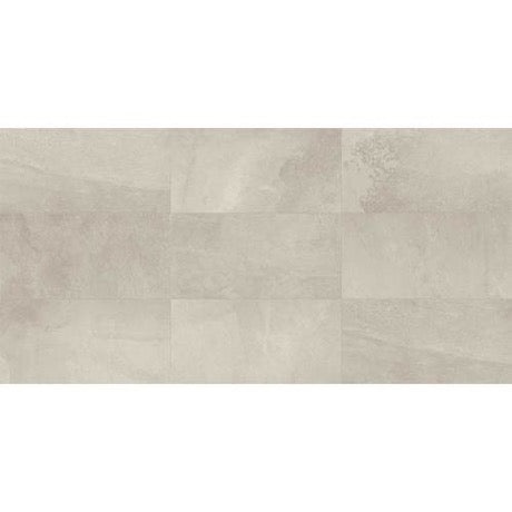 Slate Attache Meta Light Gray Porcelain Tile - Matte