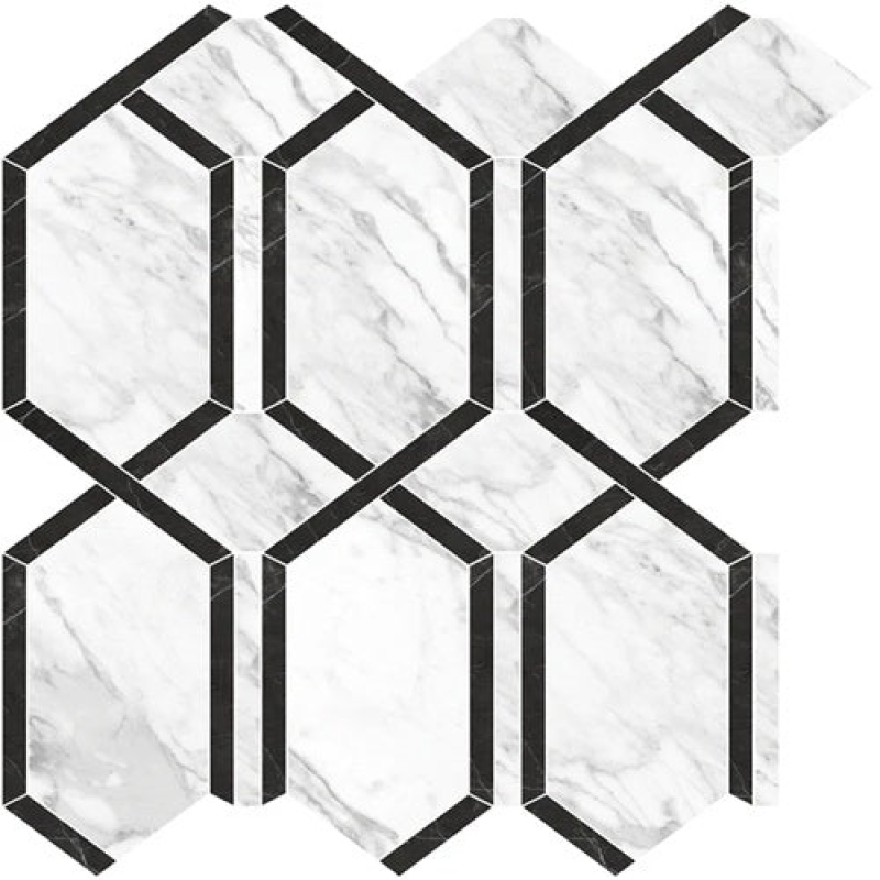 La Marca Statuarietto Porcelain Mosaic - Modella - Polished