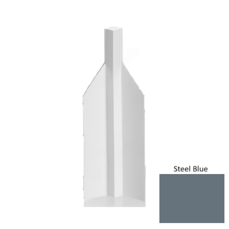 Pinnacle Steel Blue Rubber Inside Micro Corner
