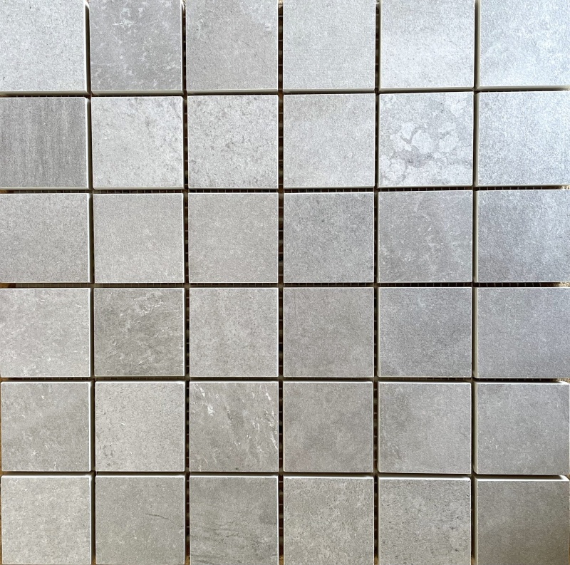 Durango Griege Porcelain Mosaic - 2" X 2" - Matte