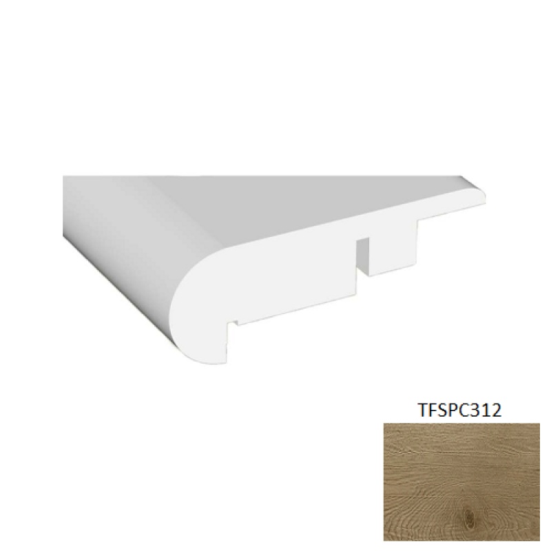 Luxury Vinyl Flush Stair Nose 2.84" x 94.49" Matte