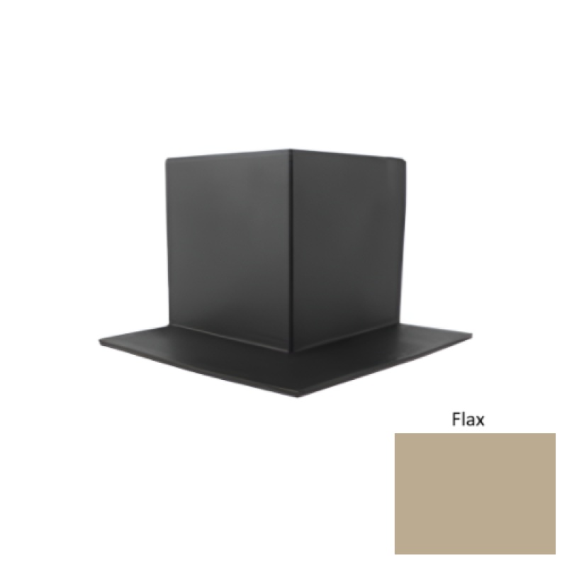 Pinnacle Flax Rubber Sanitary Toe Outside Corner - 4"