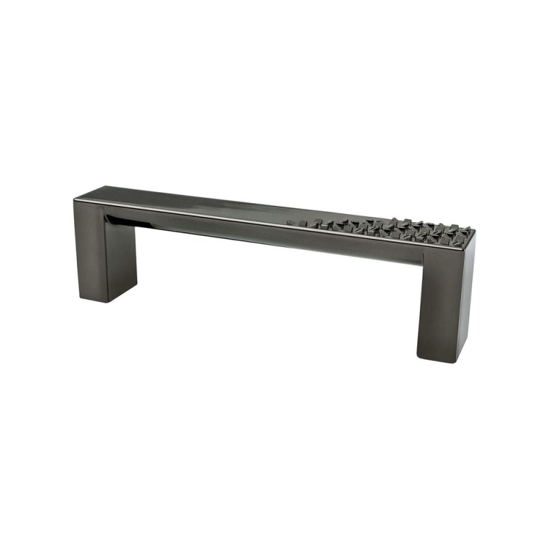 Berenson Roque Zinc Bar Pull - Black Nickel