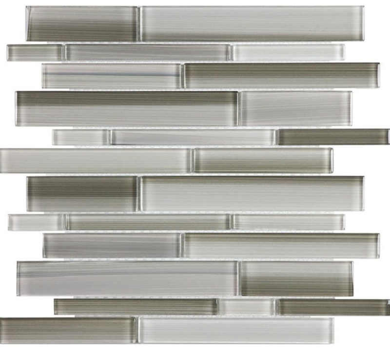 Aquatica Fusion Clay Mosaic - Random Linear - Glossy