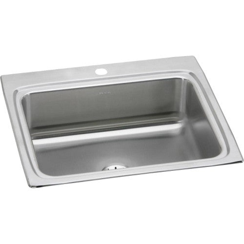 Elkay Lustertone Classic 25-Inch Drop-In Single Bowl Sink