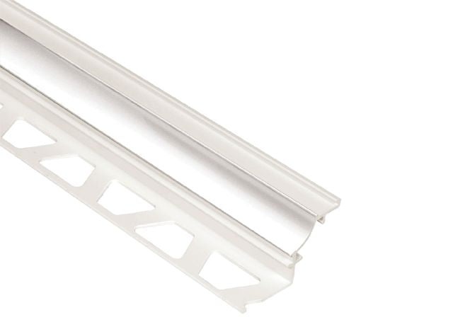 Dilex Phk Pvc Cove Shaped Plastic Pvc Tile Edging Trim - Bright White