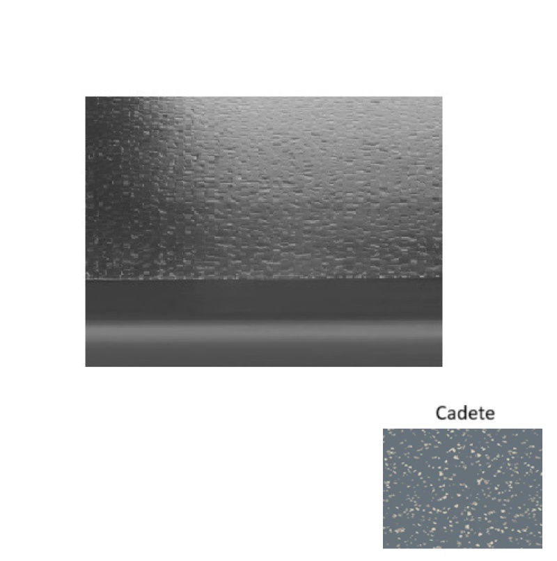 Fiesta 99 Cadete Hammered With 2" Nose Rubber (Sq) Stair Tread - Hammered